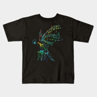 Bird Of Music Kids T-Shirt